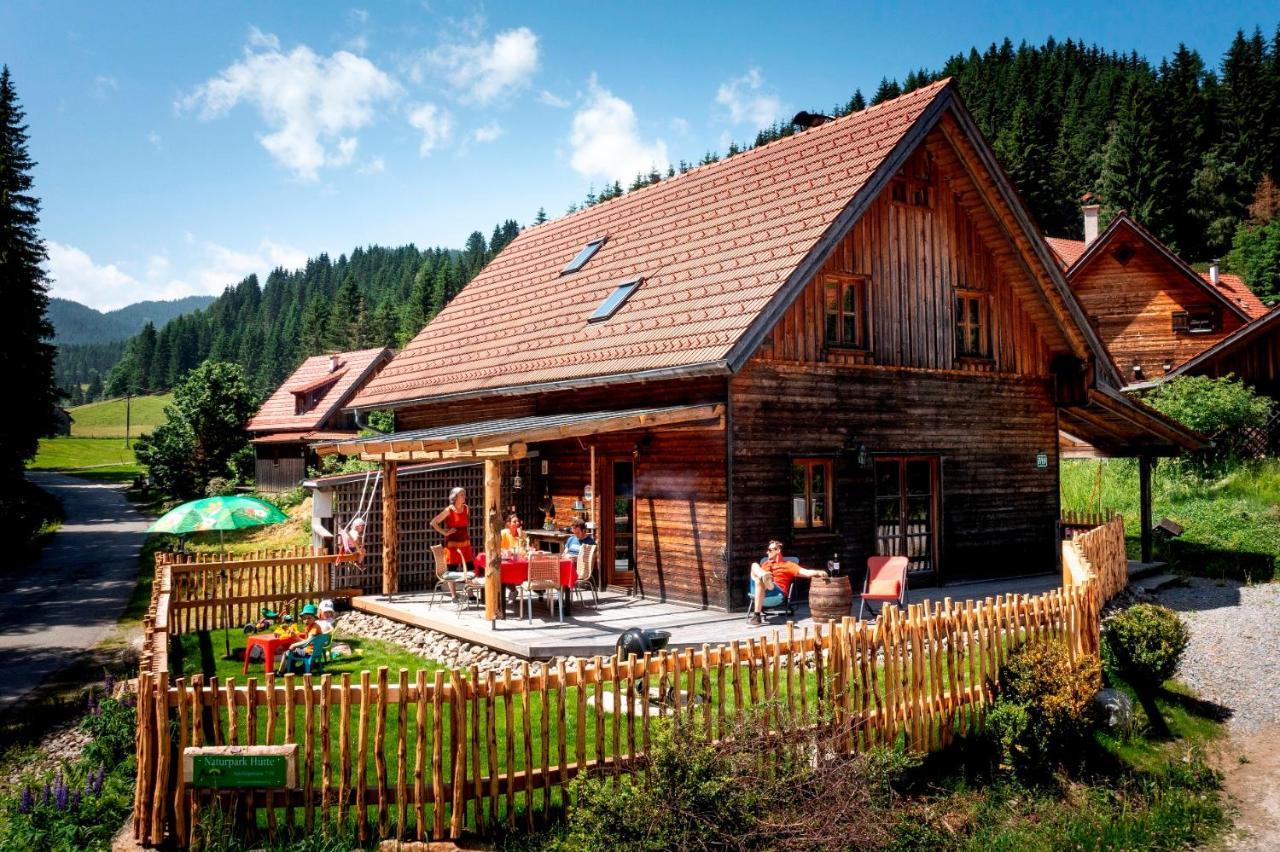 Naturpark Huette Mandl, Biobauernhof & Huettenurlaub Sankt Lambrecht Exterior photo