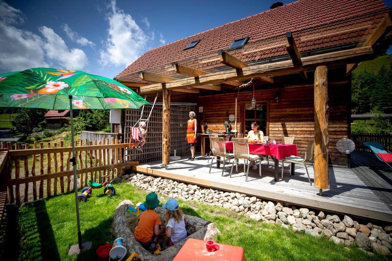 Naturpark Huette Mandl, Biobauernhof & Huettenurlaub Sankt Lambrecht Exterior photo